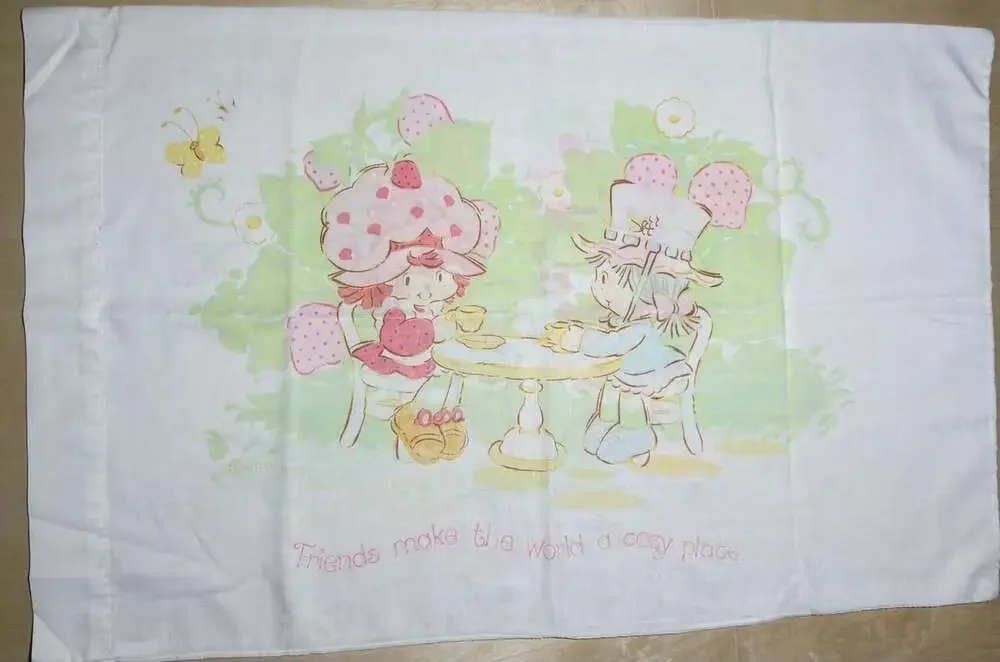 VTG Strawberry Shortcake Pillow Case